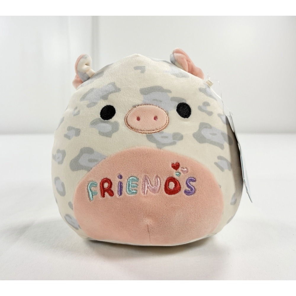 Squishmallow 7" Rosie the Spotted Pig Friends Plush Besties Squad Kellytoy NWT
